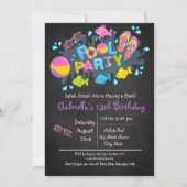 Meisjes Splish Splash komen naar ons Basdepoolfees Kaart (Voorkant)