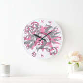 meisjes sportief roze volleybaluitje grote klok (Huis)