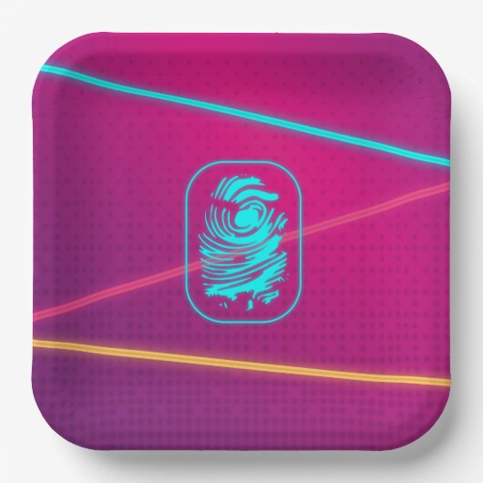 Meisjes Spy Party Laser Borden Papieren Bordje (Voorkant)