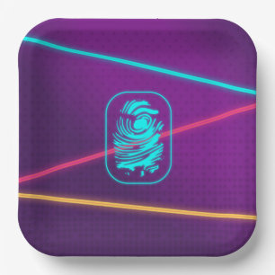 Meisjes Spy Party Laser Borden Papieren Bordje