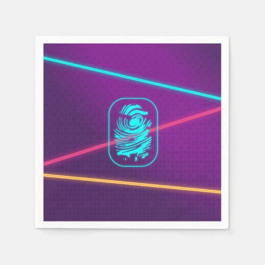 Meisjes Spy Party Laser Servet (Voorkant)