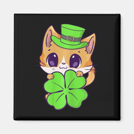 Meisjes St Patricks Day Happy St Catricks Day Sham Magneet (Voorkant)