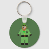 Meisjes St Patricks Day Kabouter Sleutelhanger (Achterkant)