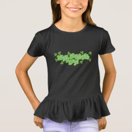 Meisjes St Patrick's Day Ruffle Shirt