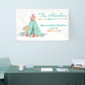 Meisjes Stam TeePee Baby Shower Spandoek (Beurs)