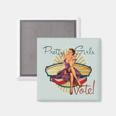  meisjes stemmen! magneet (Voorkant / Achterkant)