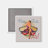  meisjes stemmen! magneet (Voorkant / Achterkant)