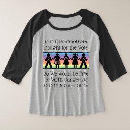 Meisjes stemmen t-shirt