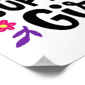 Meisjes steunen meisjes poster (Hoek)