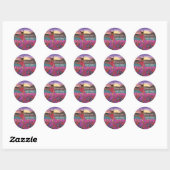 Meisjes stickers voor 5e verjaardag (Vel)