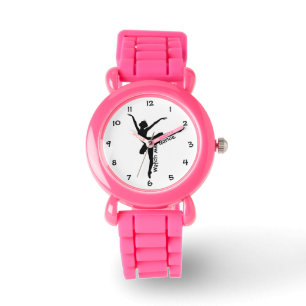 Meisjes stijlvolle WATCH ME DANCE Ballerina Silhou Horloge