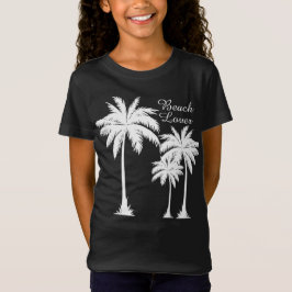 Meisjes Strand Lover Tropisch T-shirt