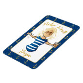 Meisjes Strand Weekend voor Haar Grappige Vakantie Magneet (Linkerzijde)