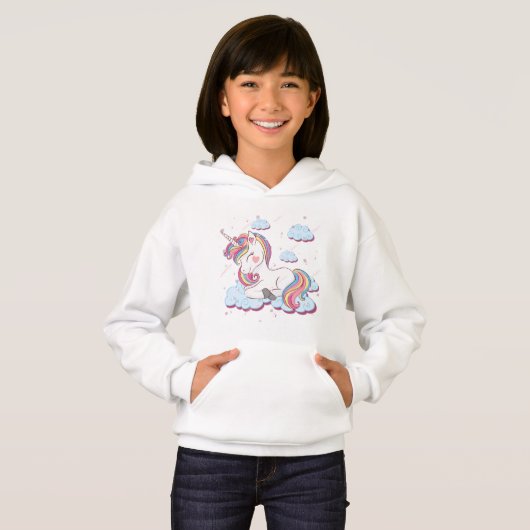 Meisjes sweatshirt hoodie (Voorkant volledig)