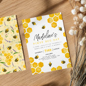 Meisjes Sweet Summer Eerste Bijendag 1e Verjaardag Kaart