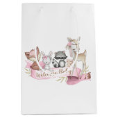 Meisjes Sweet Woodland Animal Baby Meisje Medium Cadeauzakje (Voorkant)