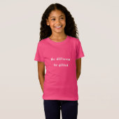 MEISJES T SHIRT ART & DESIGN STIJL (Voorkant volledig)