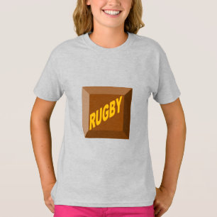 Meisjes T-shirt ash CHOCOLAT RUGBY