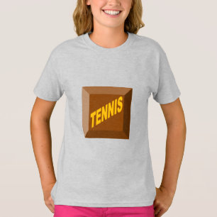 Meisjes T-Shirt Ash CHOCOLAT TENNIS