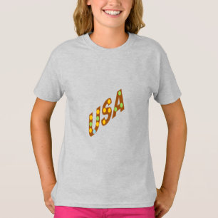 Meisjes T-Shirt Ash USA CHOCOLAT BONBONS