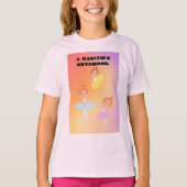 Meisjes T-shirt ballerina's (Voorkant)