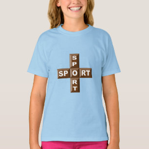 Meisjes T-Shirt blauw CHOCOLAT SPORT