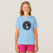 Meisjes T-shirt, grote logo T-shirt (Voorkant volledig)