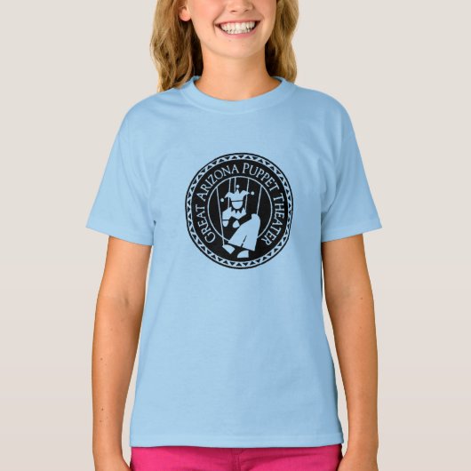 Meisjes T-shirt, grote logo T-shirt (Voorkant)