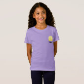 Meisjes T-Shirt in Lavender (Voorkant volledig)