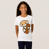 Meisjes t-shirt Kleding Girls Shirt Dog (Voorkant volledig)
