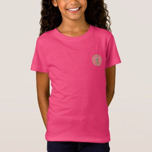 MEISJES T-SHIRT KUNST&ONTWERP STIJL (Voorkant)