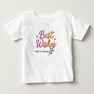 Meisjes T-shirt met beste wensen