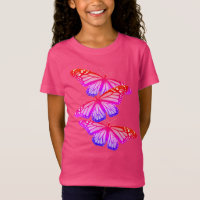 Meisjes T-shirt Neon Monarchs