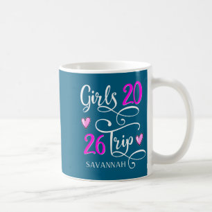 Meisjes T-shirt Reis Savannah Georgia Vakantie Gro Koffiemok