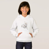 Meisjes T-shirts en hoodies: van mijn Kat houden (Voorkant volledig)