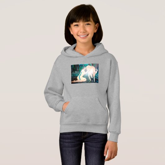 Meisjes Tame Deer Pullover Hoodie (Voorkant volledig)