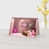 Meisjes Tandenfee Kaart 2 (Gele Bloem)