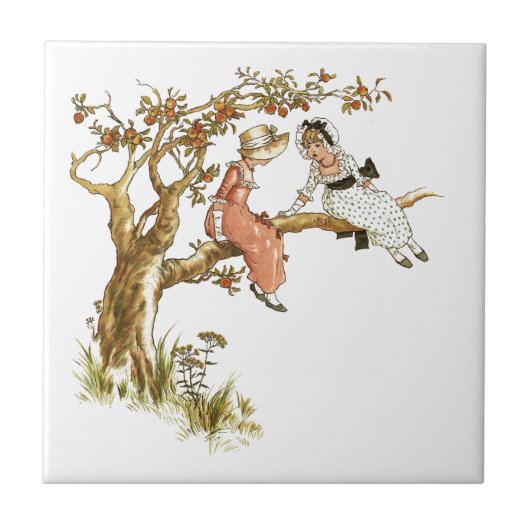  meisjes tegeltje (Voorkant)