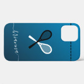 Meisjes Tennis Racketball Racquet Sport Gepersonal Case-Mate iPhone Case (Achterkant (horizontaal))