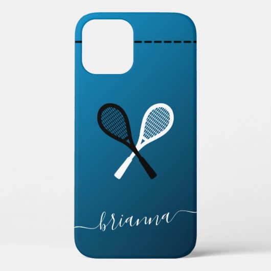 Meisjes Tennis Racketball Racquet Sport Gepersonal Case-Mate iPhone Case (Achterkant)