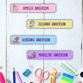 Meisjes Terug naar School Leuke Magische Eenhoorn  Labels