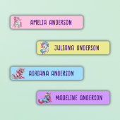 Meisjes Terug naar School Leuke Magische Eenhoorn  Labels