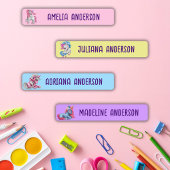 Meisjes Terug naar School Leuke Magische Eenhoorn  Labels