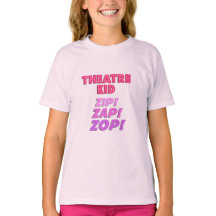 Meisjes Theater Kid Zip-Zap-Zop T-shirt
