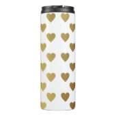 Meisjes thermos mok met gouden harten (Achterkant)