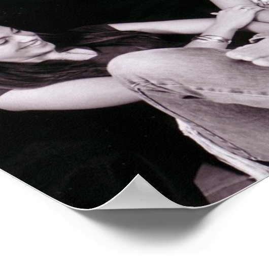 Meisjes tikken poster (Hoek)