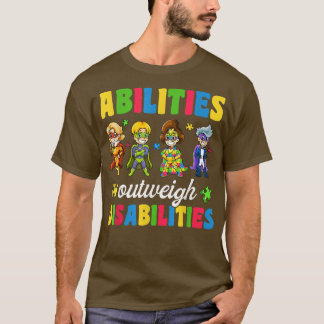 Meisjes Toddler Autism Shirten, Abilities OutWeigh T-shirt