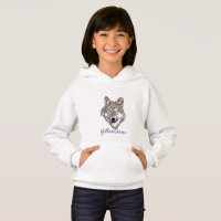 Meisjes topgekleurd Sweatshirt Yellowstone Wolf