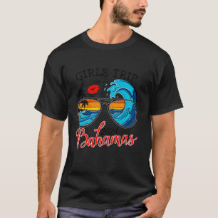 Meisjes Trip Bahamas 2024 Strand Vrouwen Vakantie T-shirt