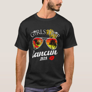 Meisjes Trip Cancun 2024 Strand Vrouwen Weekend Ge T-shirt